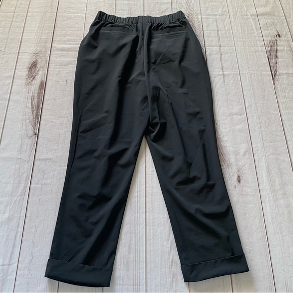 Varley Alana Slim Tapered Cuff Pants Women’s S Black 27” Inseam Soft Lightweight - Picture 11 of 16